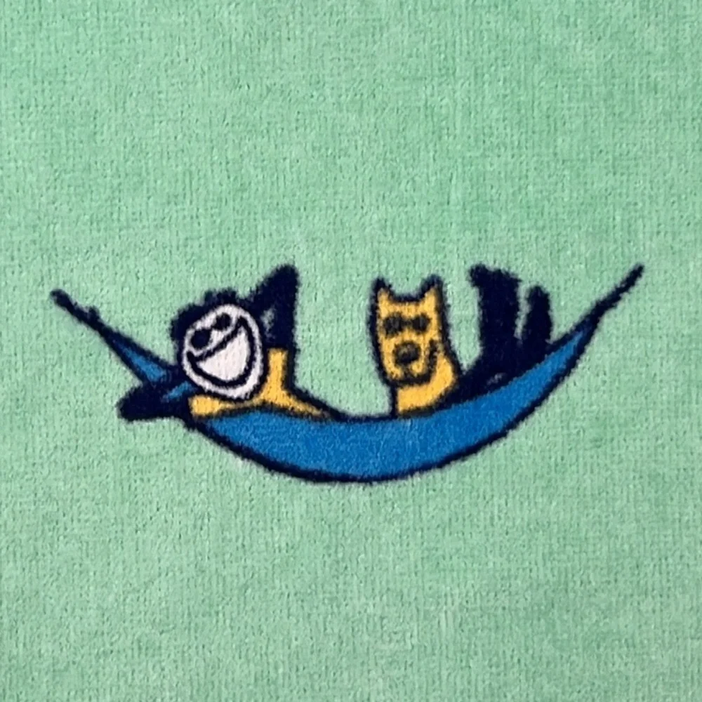 Life is Good - ‘Summer Fun Times’ Beach Towel. Aqua. NWT Firm!